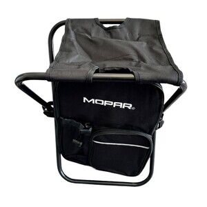 Folding Stool Insulated Cooler Bag Backpack Chair Beach Fishing Camping Hiking